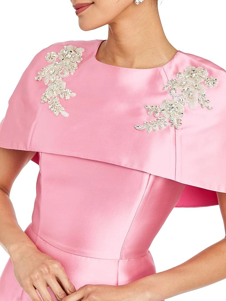 Mestiza New York Eve Convertible-Cape Column Gown 8