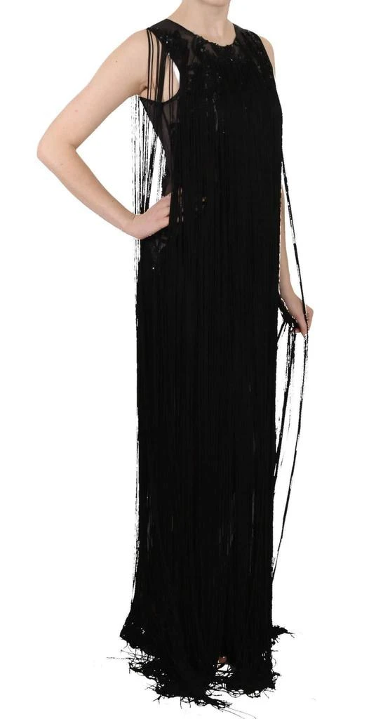 John Richmond John Richmond  Silk Beaded Sequined Sheer Dress 5