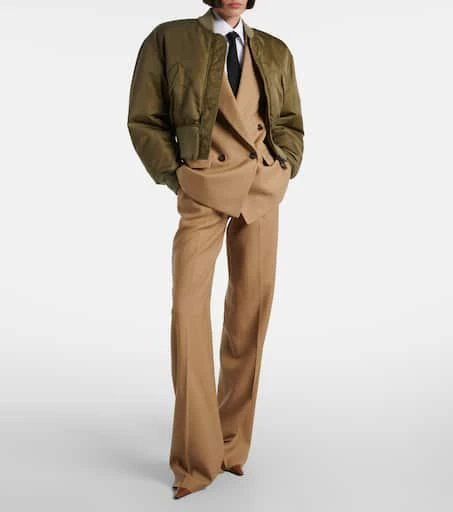 Yves Saint Laurent Padded bomber jacket 2