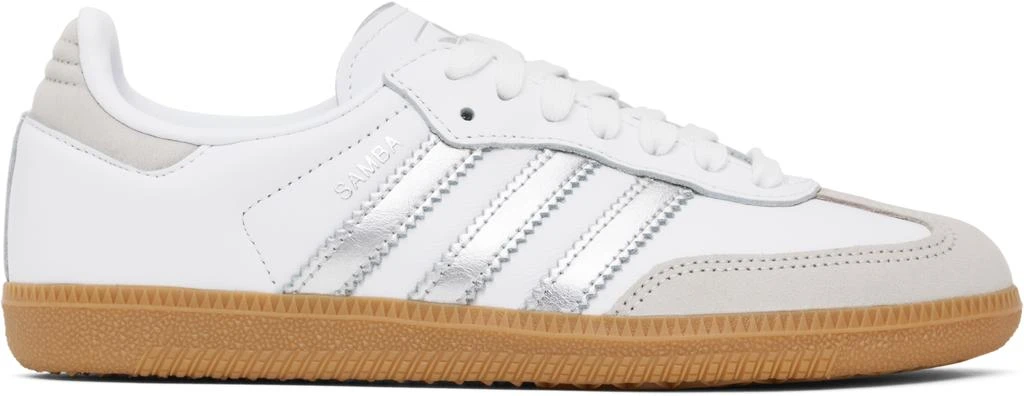 Adidas White Samba OG Sneakers 1