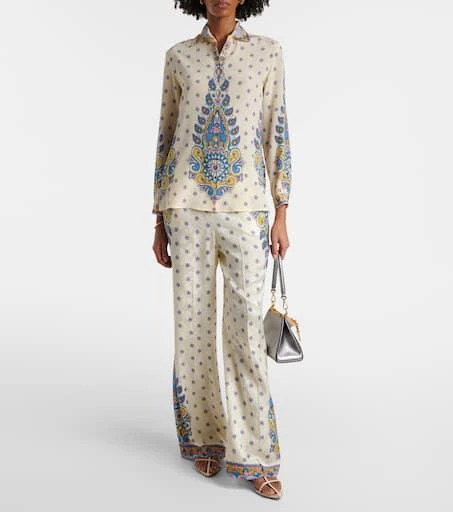 ETRO Printed silk shirt 2
