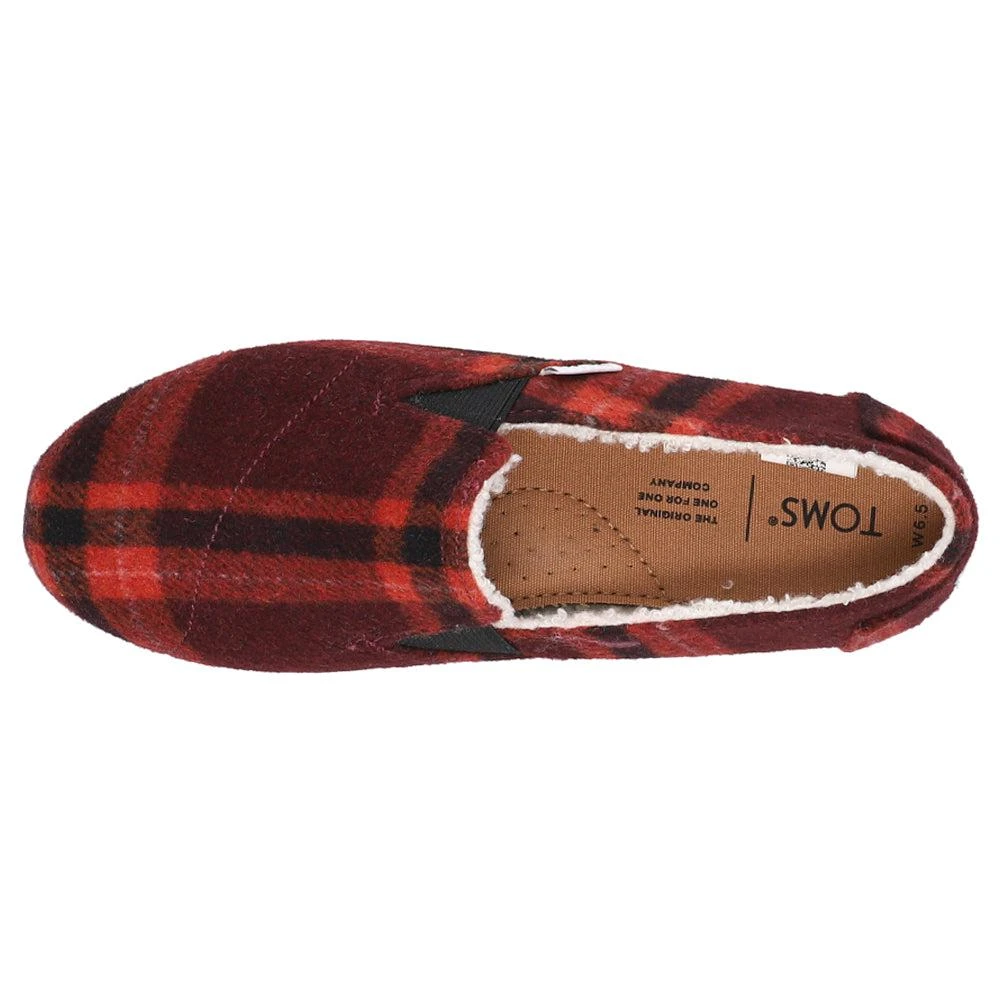 TOMS Redondo Plaid Slip On Flats 4