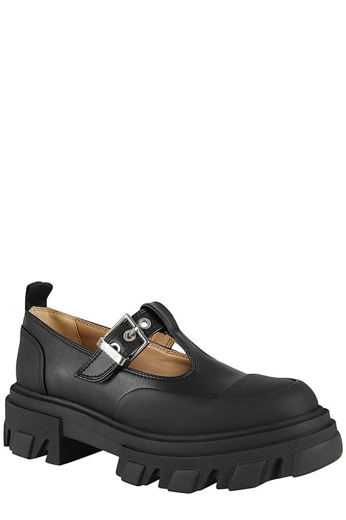 Ganni Ganni Toe Cap Detailed Mary Jane Shoes 2