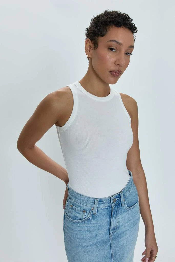 Pistola Denim Blake Crewneck Bodysuit - Le Blanc 3