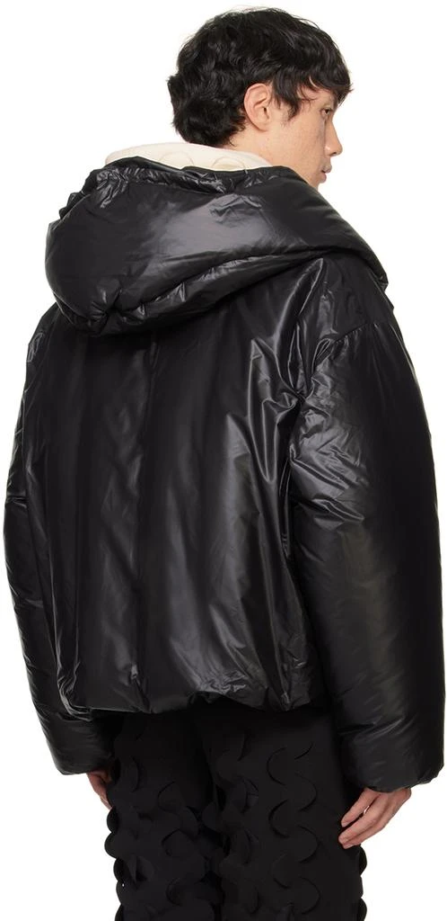 Juntae Kim Black Quilted Spiral Down Jacket 3