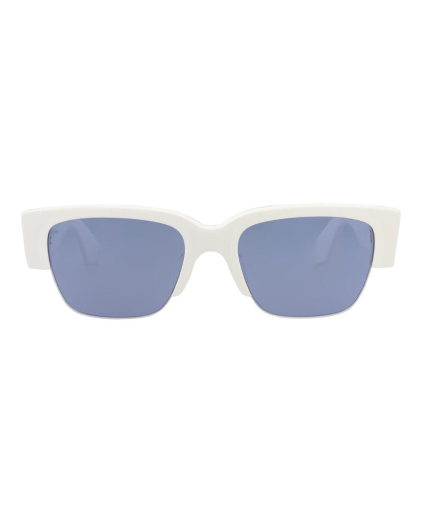 Alexander McQueen Square-Frame Recycled Acetate Sunglasses