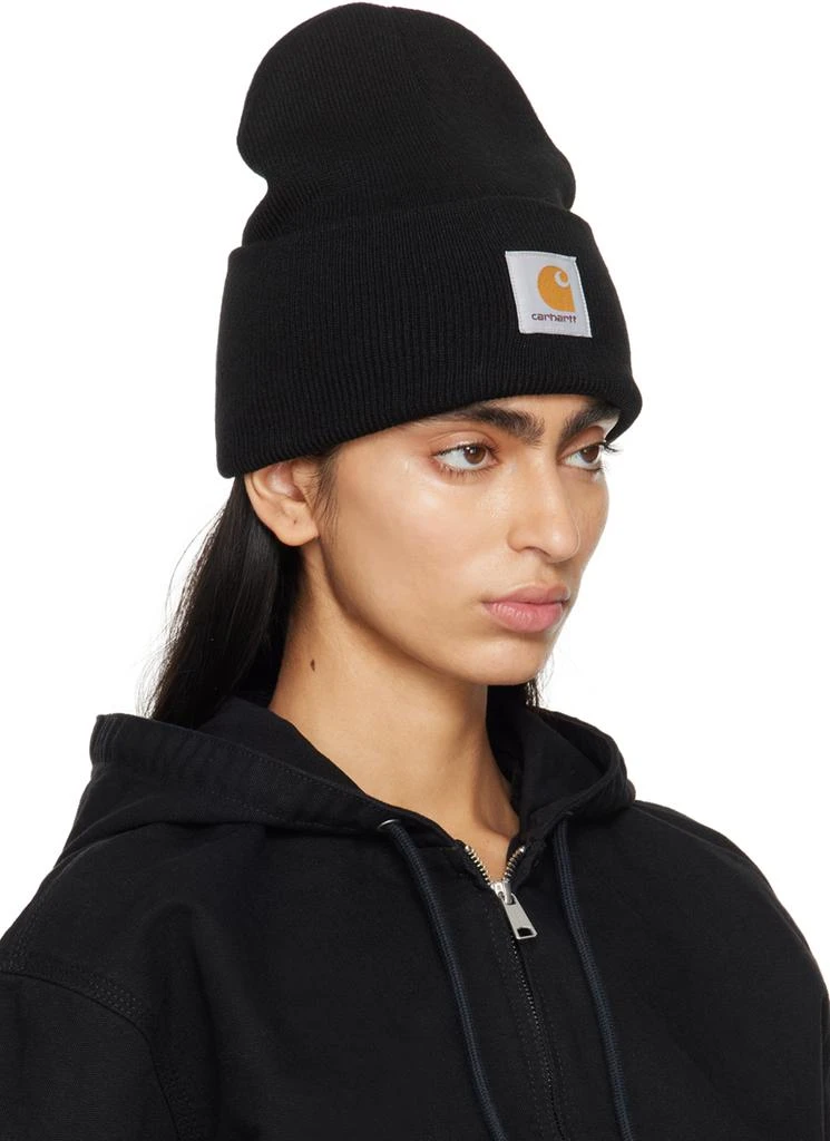 Carhartt WIP Black Acrylic Watch Beanie 2