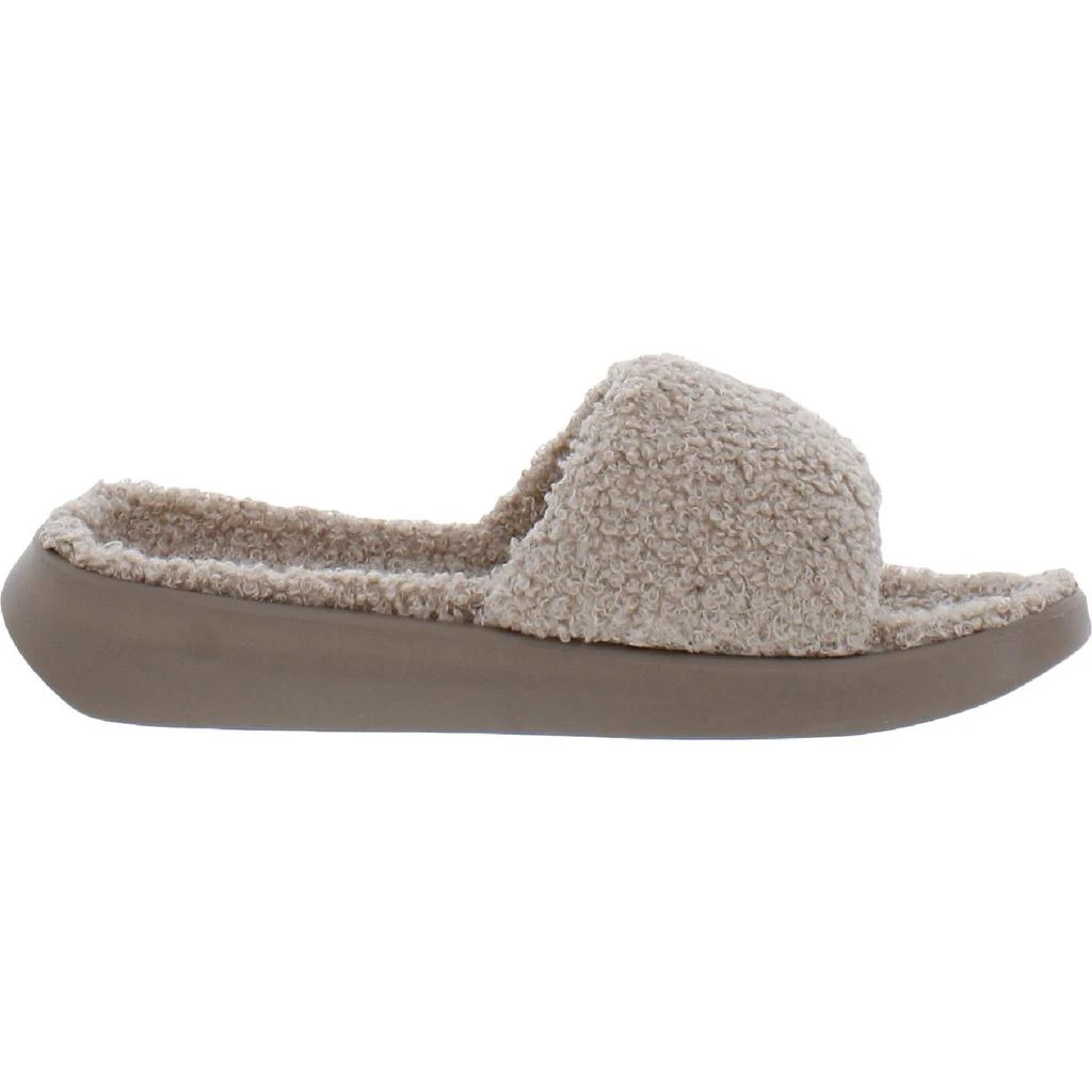 Ryka Aimi Cozy Womens Faux Fur Lined Slip on Slide Sandals 4