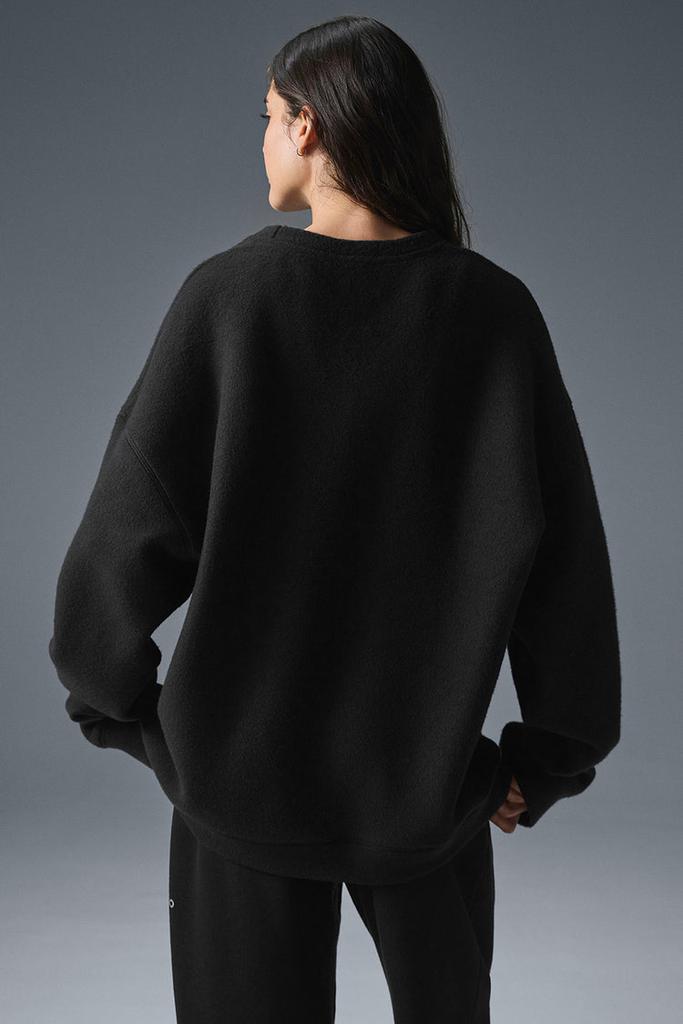 Alo Triumph Restore Crew Neck Sweatshirt - Grey Triblend
