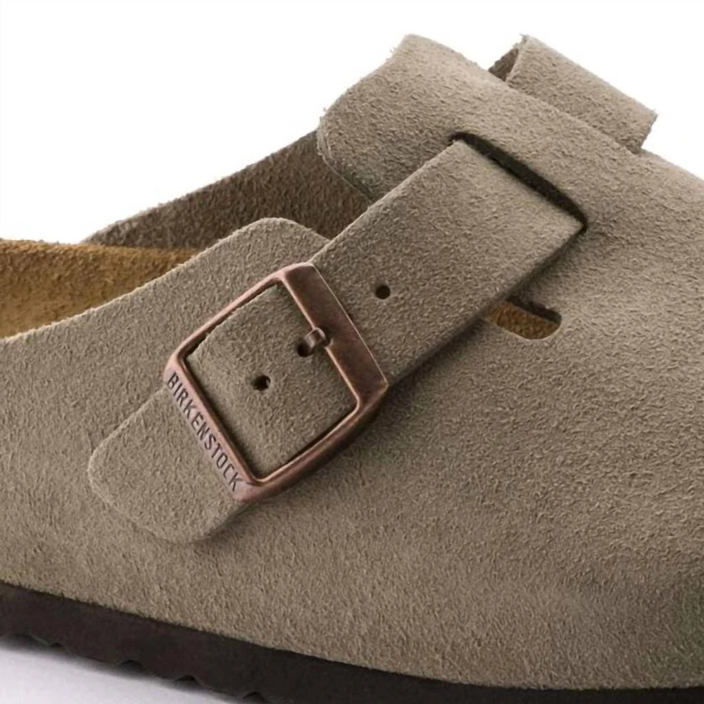 Birkenstock Birkenstock - Women
s Boston Suede Soft Footbed Shoe 6