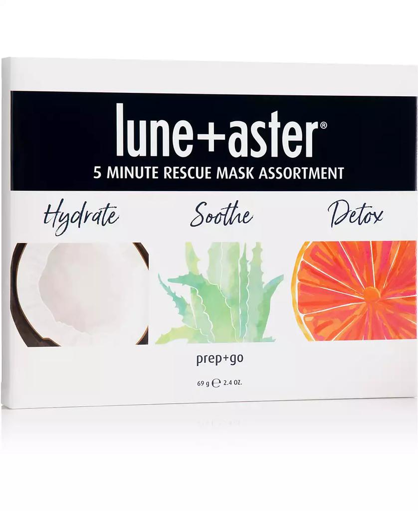 Lune+Aster 3-Pc. 5 Minute Rescue Mask Assortment Set