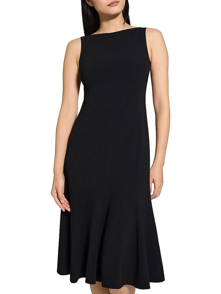 Theory Sleeveless Mermaid Midi-Dress 4