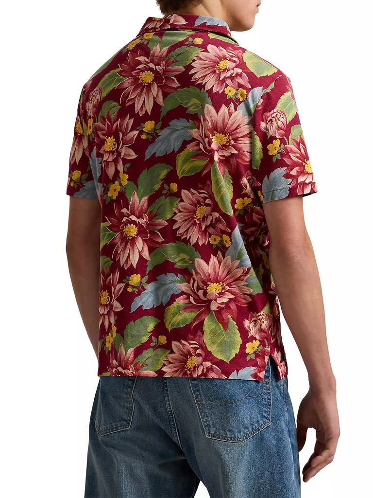 Ralph Lauren Floral Jersey Polo Shirt 4