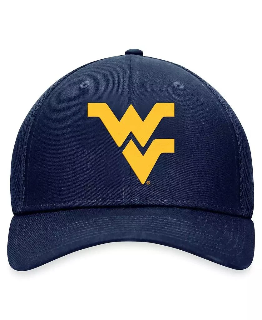 Top of the World Men's Navy West Virginia Mountaineers Spacer Flex Hat 4