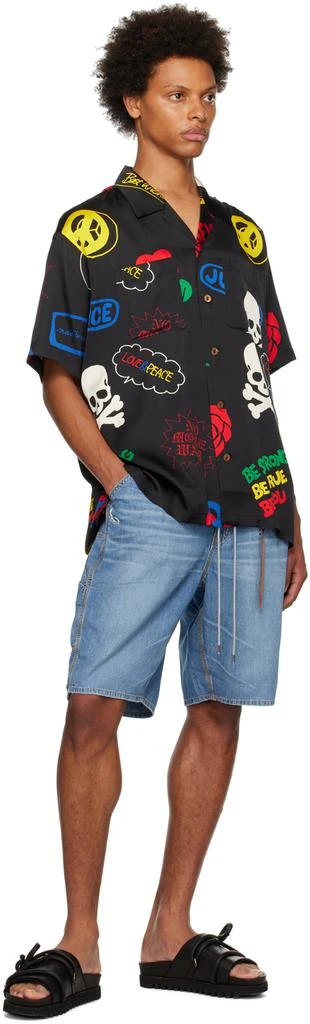 mastermind JAPAN Black Printed Shirt 4