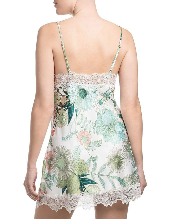 In Bloom Floral Stretch Matte Satin Chemise 2