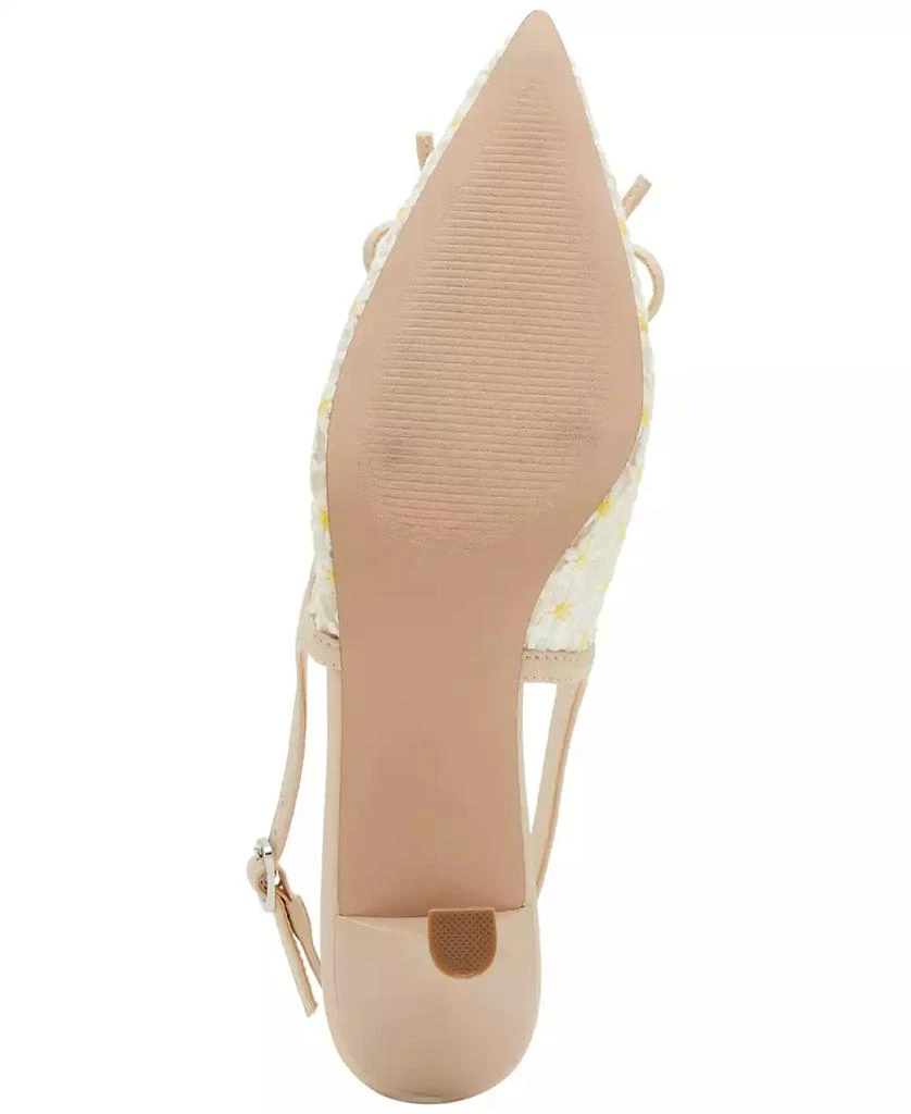 Madden Girl Vogue-M Kitten-Heel Slingback Bow Pumps 5