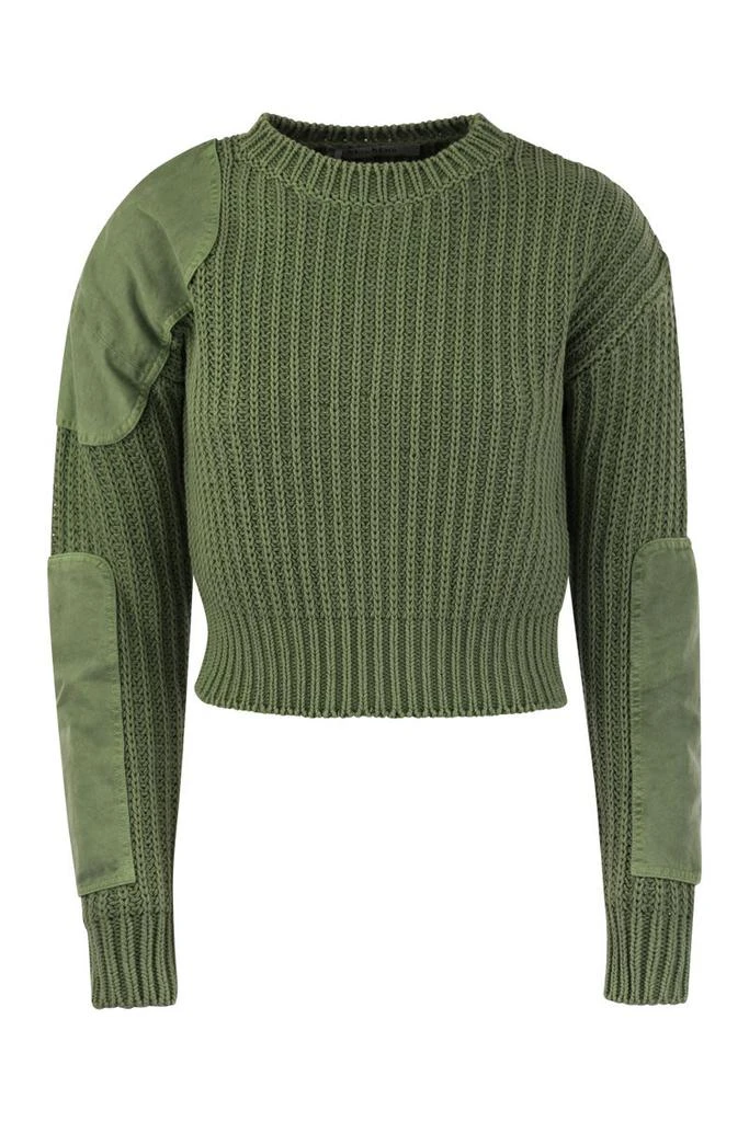 Max Mara ABISSO1234 - RIBBED COTTON CROP JUMPER 1