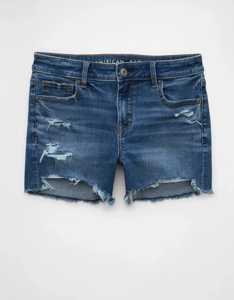 AE AE Next Level Ripped Low-Rise Denim Midi Short 3