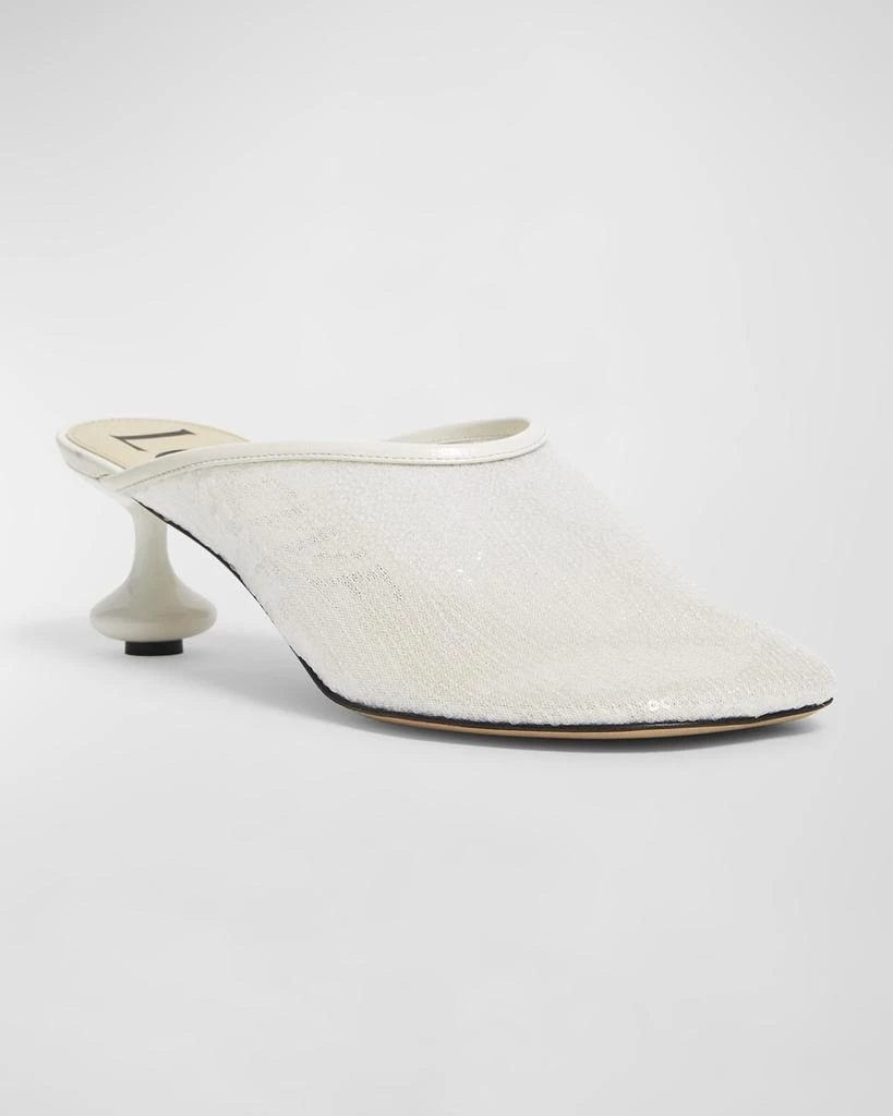 Loewe Toy Sequin Mule Pumps 2
