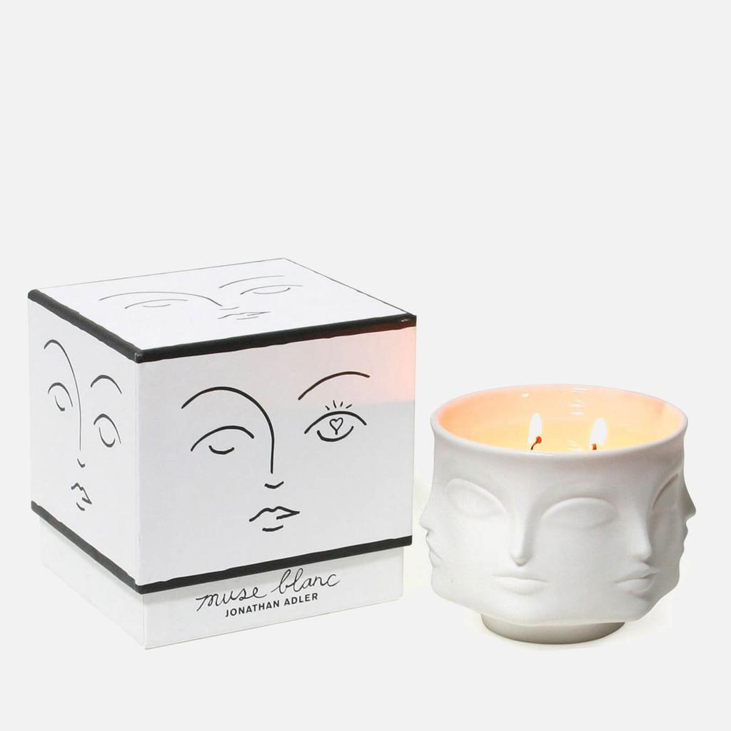 The Hut Jonathan Adler Muse Ceramic Candle - Blanc