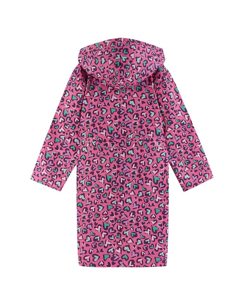 Andy & Evan Heart Printed Jersey Knit Robe