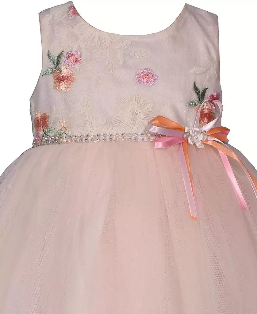 Bonnie Baby Baby Girls Embroidered Ballerina Dress 3