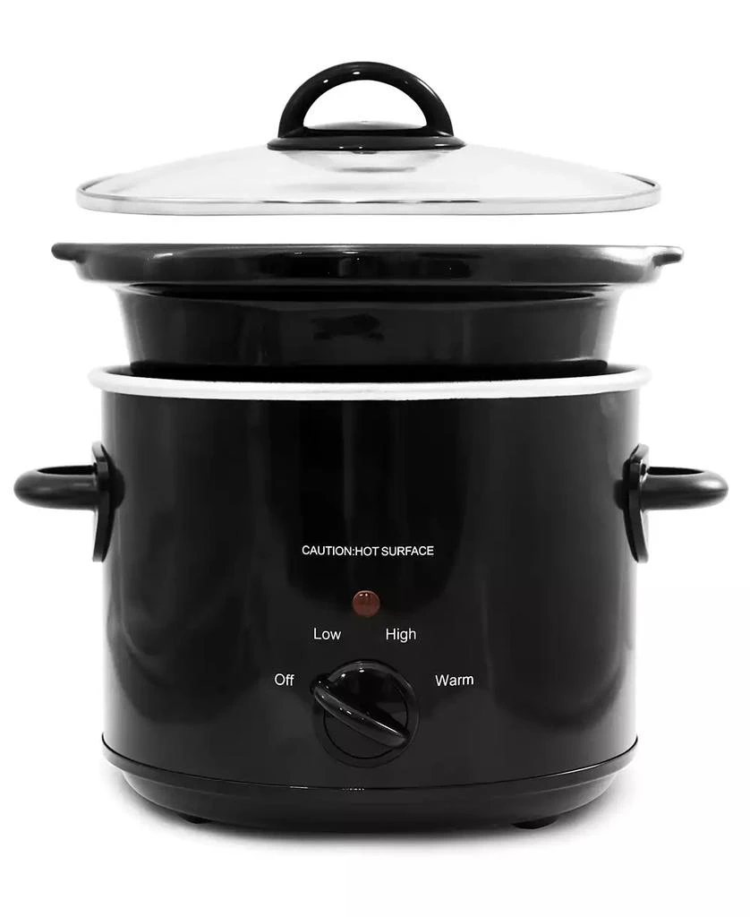 Elite Cuisine 3 Quart Slow Cooker Black 7