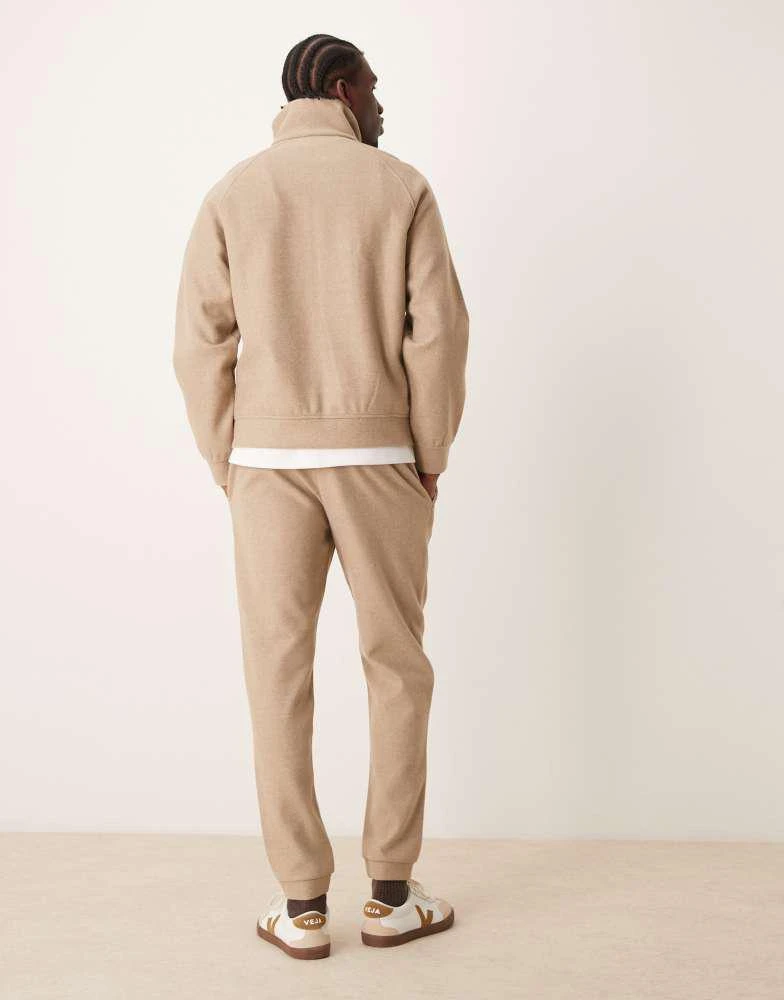 Mango Mango soft touch straight leg jogger co-ord in beige 3
