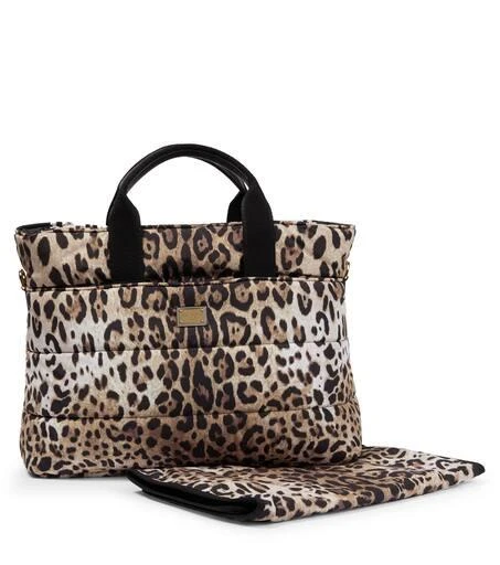 Dolce & Gabbana Leopard-print changing bag 4