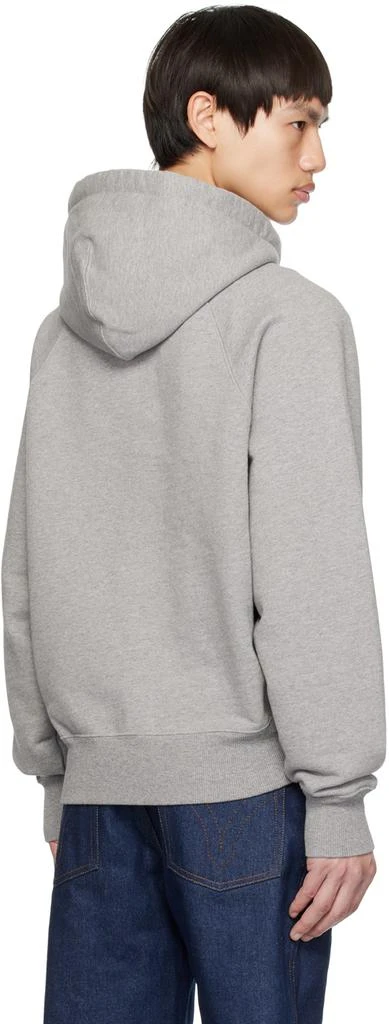 AMI Gray Ami de Coeur Hoodie 3