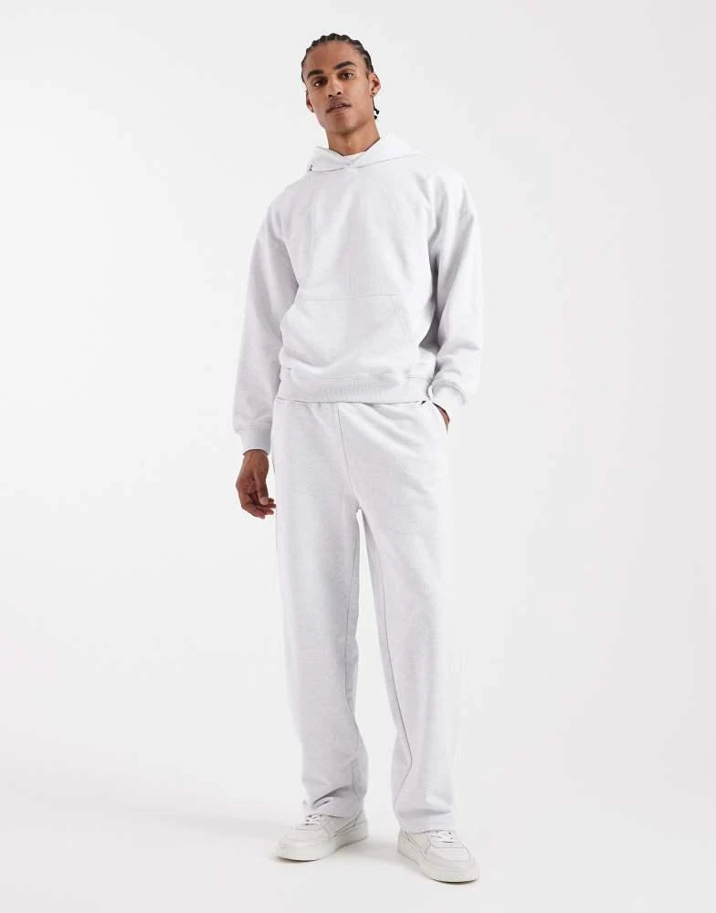 Only 
Sons ONLY 
SONS premium 400gsm heavyweight loose fit jogger co-ord in light grey