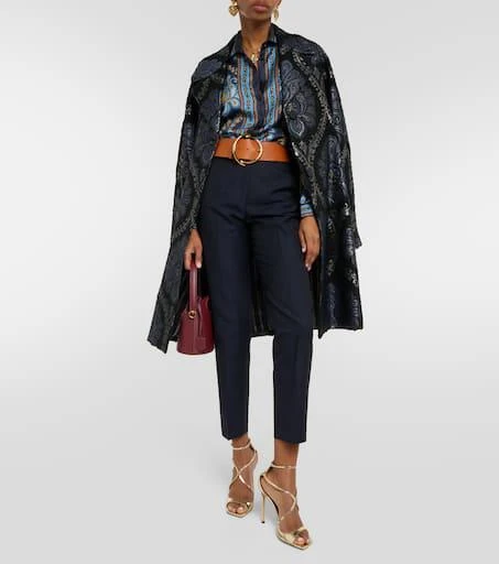 ETRO Printed silk twill shirt 2