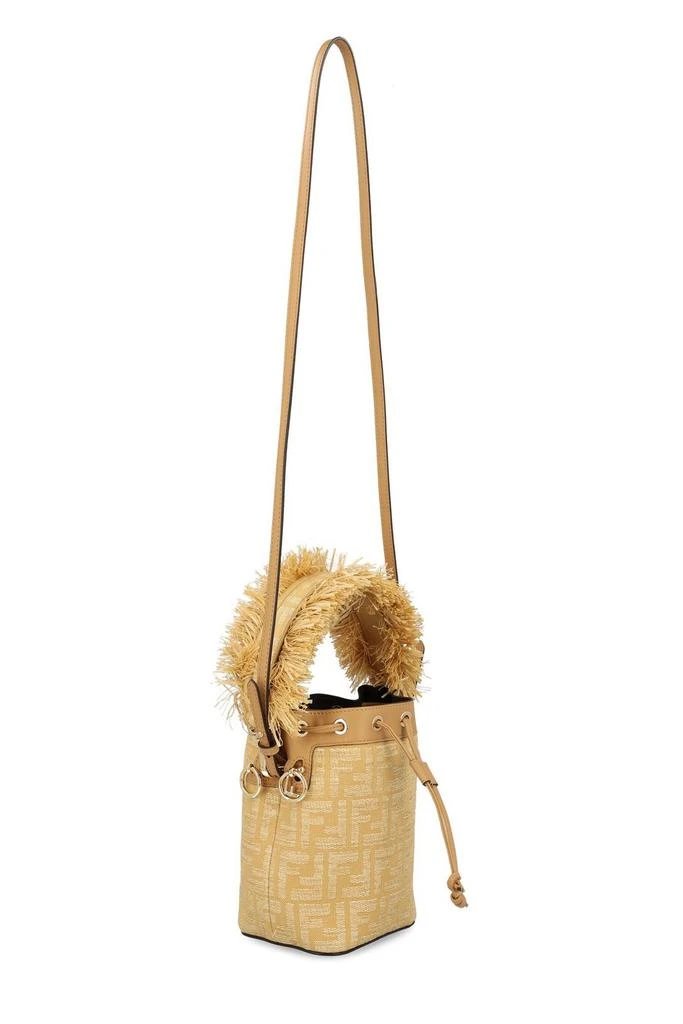 Fendi Fendi Mon Tresor FF Jacquard Drawstring Bucket Bag 3