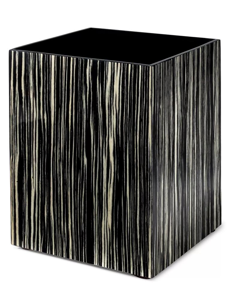 LADORADA Ebano Veneer Wood Wastebin