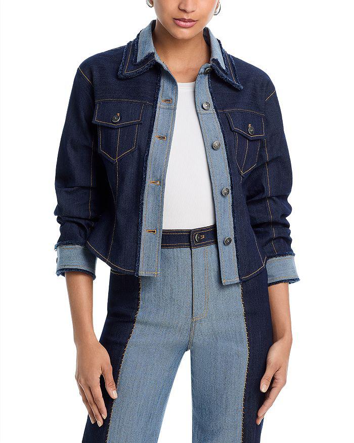 Cinq à Sept Canyon Cropped Scrunched Jacket