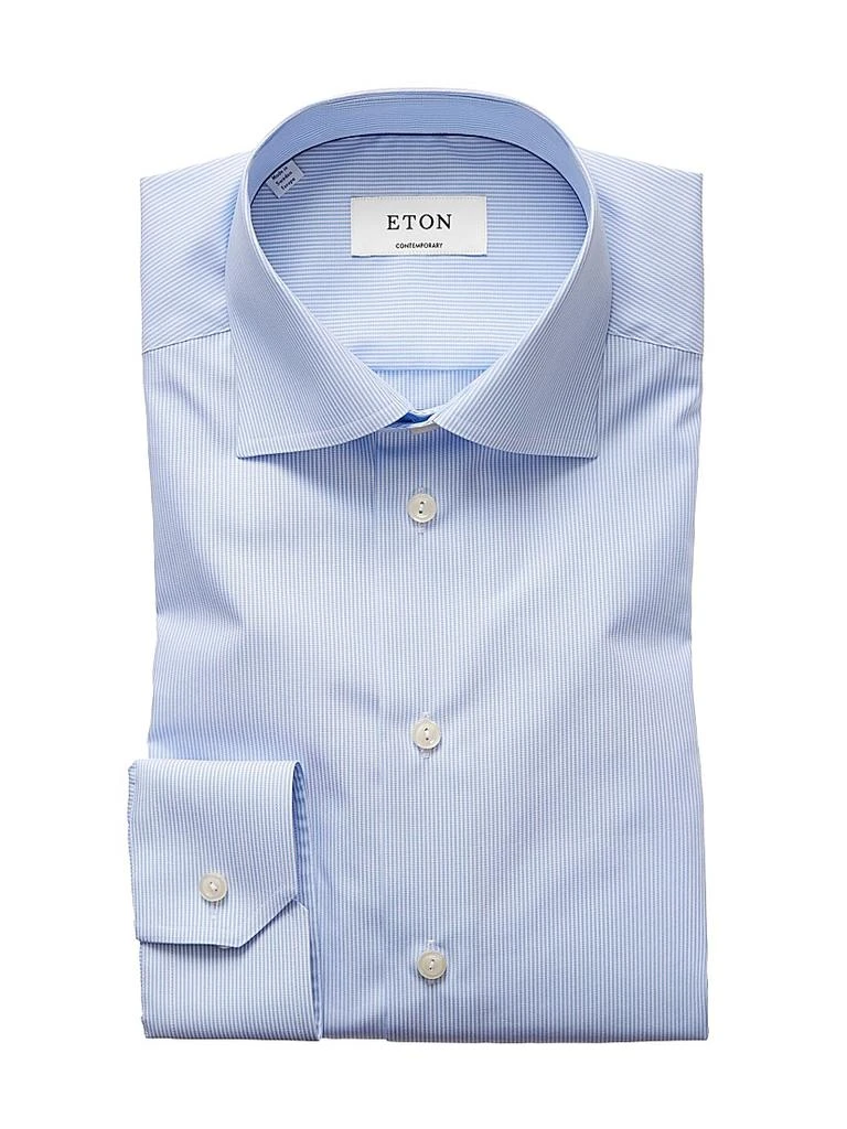 Eton Contemporary-Fit Fine Striped Dress Shirt 1