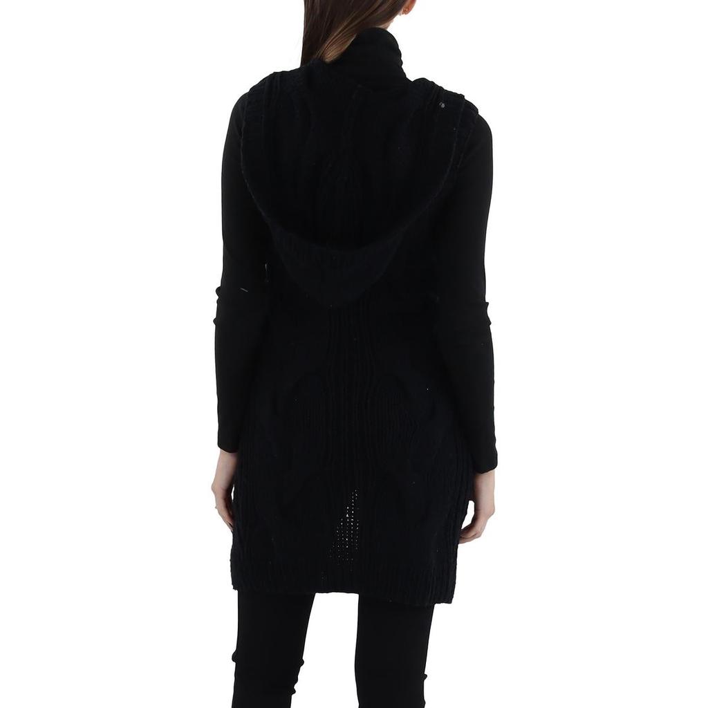 Free People Womens Wool Blend Sleeveless Cardigan Sweater