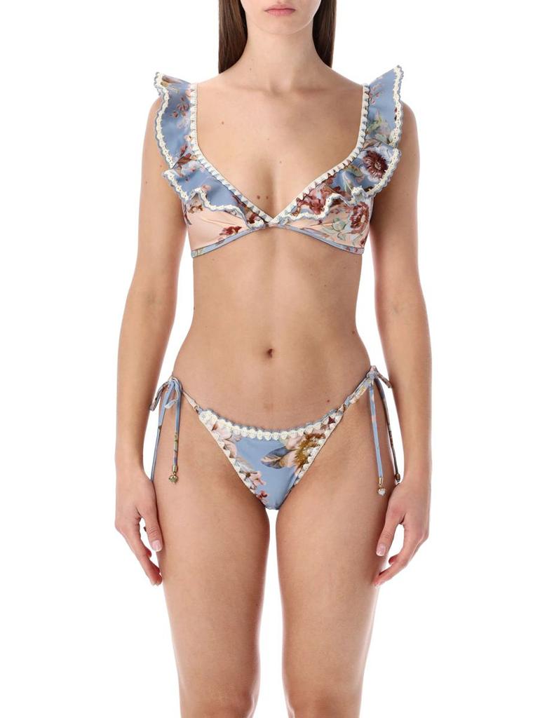 Zimmermann Zimmermann Chambray Crochet Tie Bikini Brief