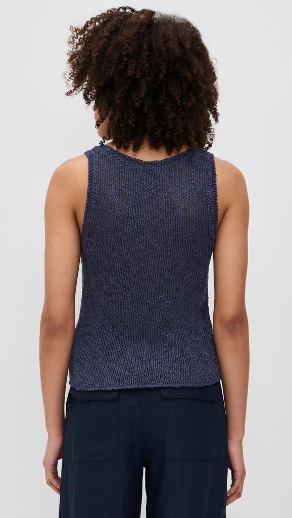 James Perse Loose Knit Cotton Linen Tank