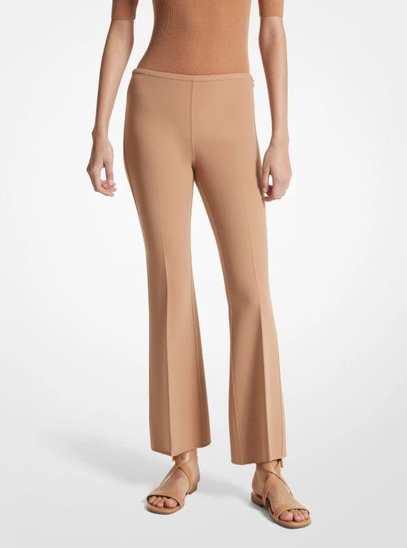 Michael Kors Double Faced Stretch Wool Cropped Pants 1