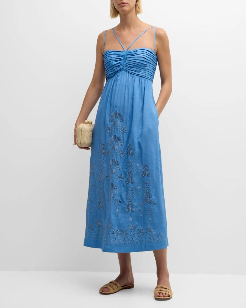 Shop Ariella Pleated Floral-Embroidered Midi Dress on Sale at BeyondStyle   Get 82% Off Ariella Pleated Floral-Embroidered Midi Dress with Limited-Time  Flash Deals, Exclusive Discounts, and Special Offers. Enjoy Unbeatable  Savings on