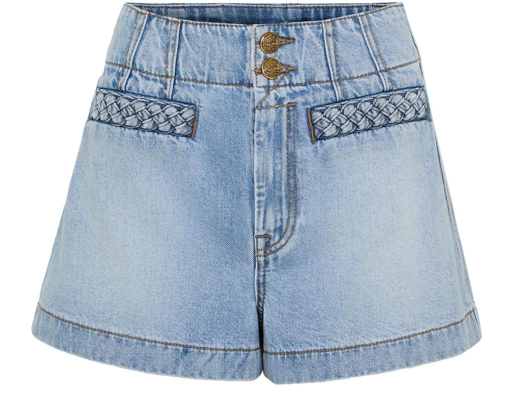 Zimmermann Lucky denim shorts