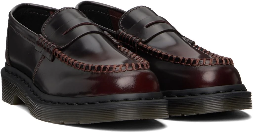 Dr. Martens Burgundy Penton Arcadia Leather Loafers 4