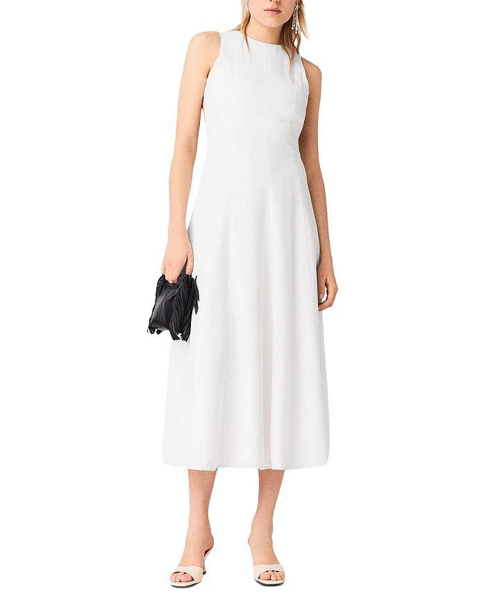 Calvin Klein Women's Sleeveless Pleated Midi Dress - Bayou - Size 4