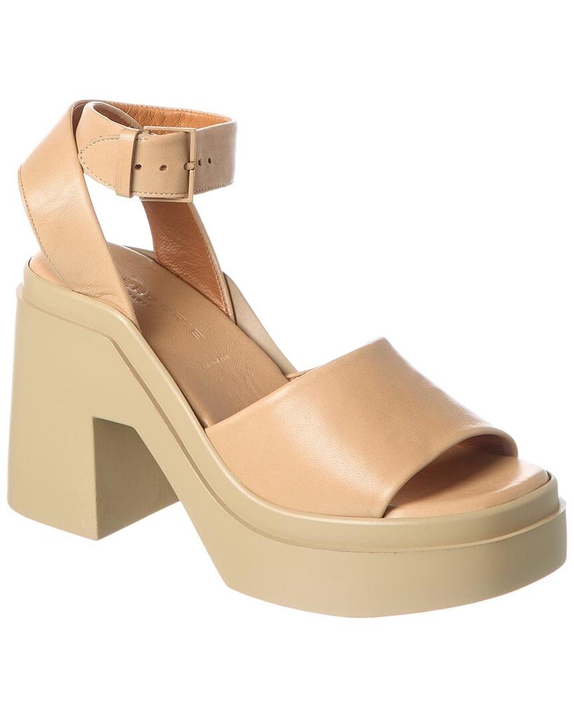 Clergerie Noe Leather Platform Sandal