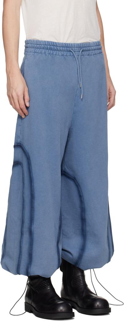 AVAVAV Blue Relaxed Drawstring Lounge Pants