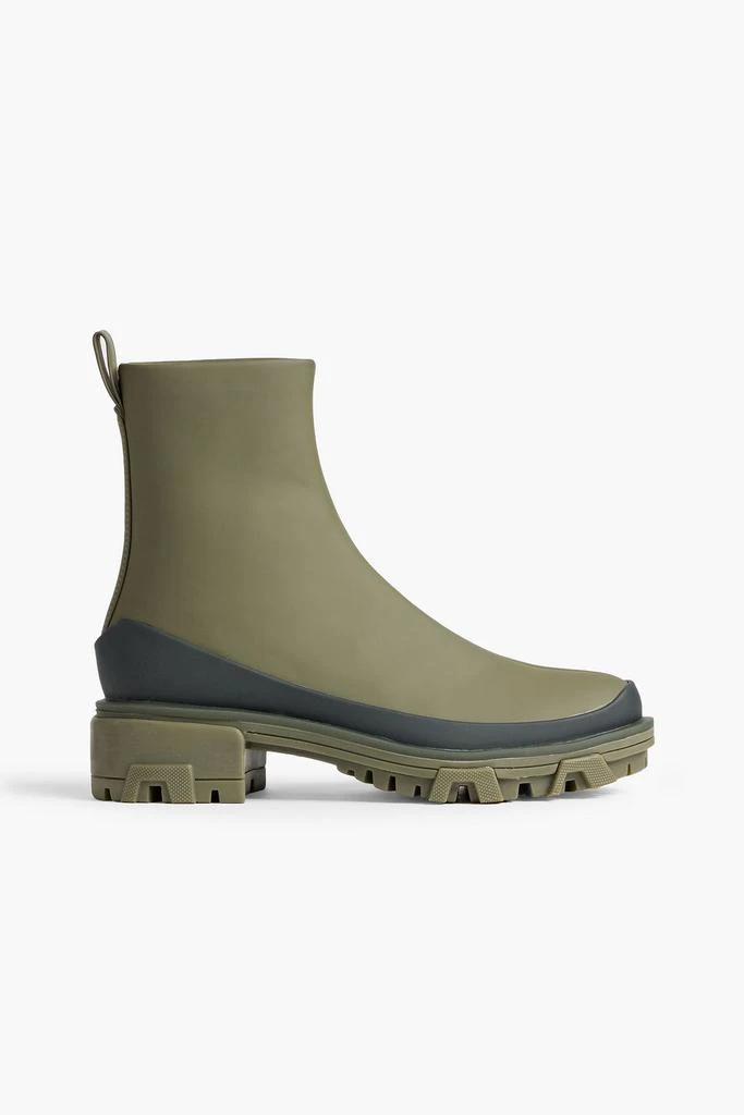 Rag & Bone Shiloh rubber-trimmed neoprene rainboots 1