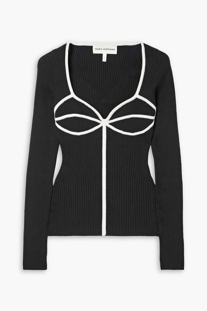 Mara Hoffman Ribbed cotton-blend sweater