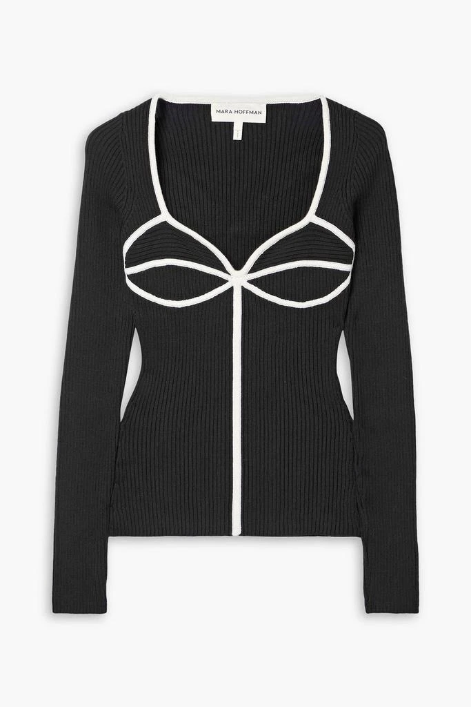 Mara Hoffman Ribbed cotton-blend sweater 1